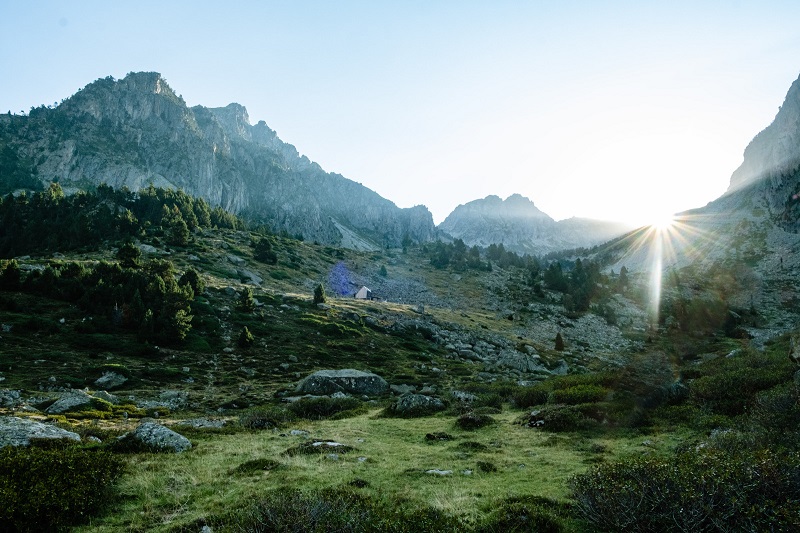 Vallon d'Arriousec (Massif du Barbat). Cabane Ete © Lilian Cazabet