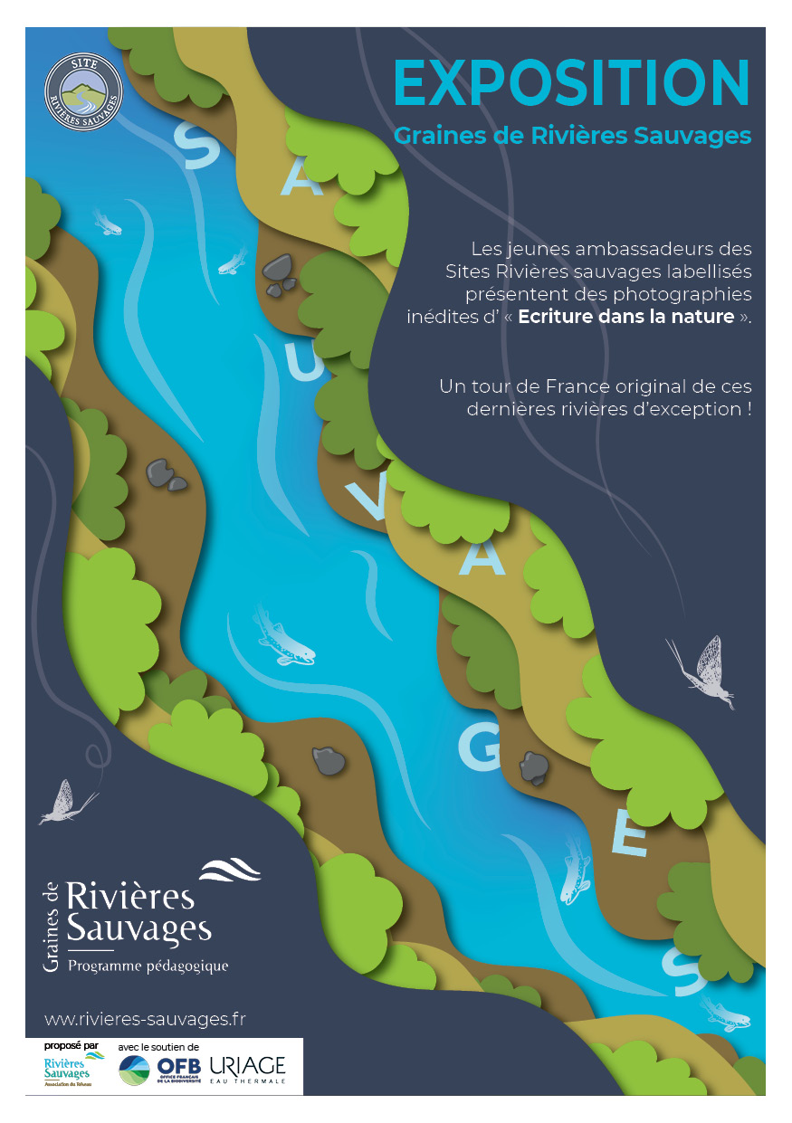 Graines de Rivières Sauvages 2023 – Écriture dans le nature © Laurent Degrave